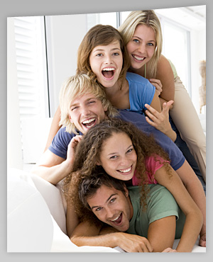 photo of teens enjoying fun